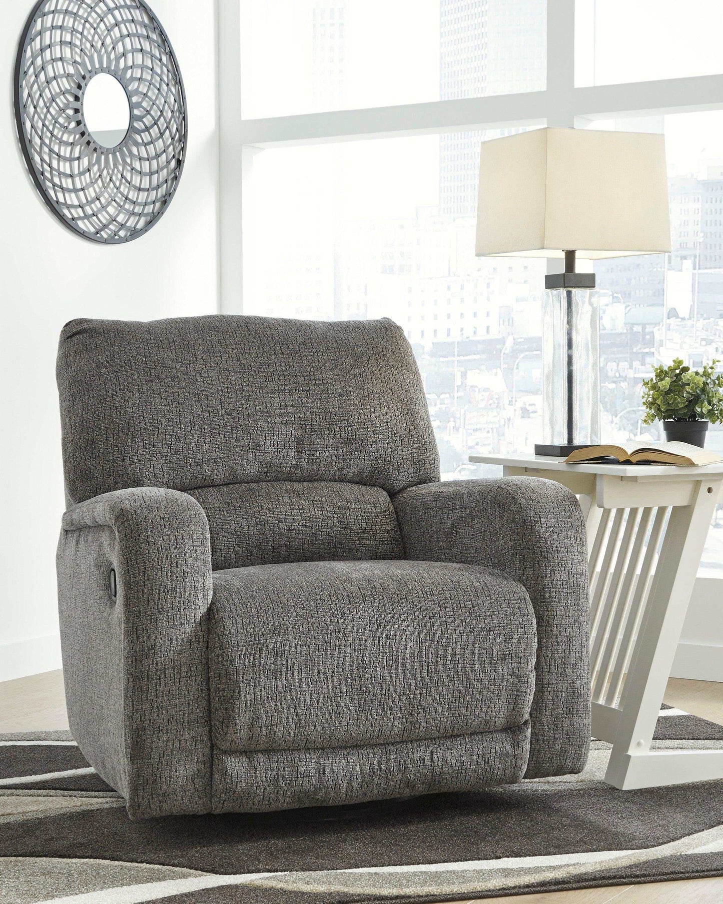 Wittlich Slate Swivel Glider Manual Recliner