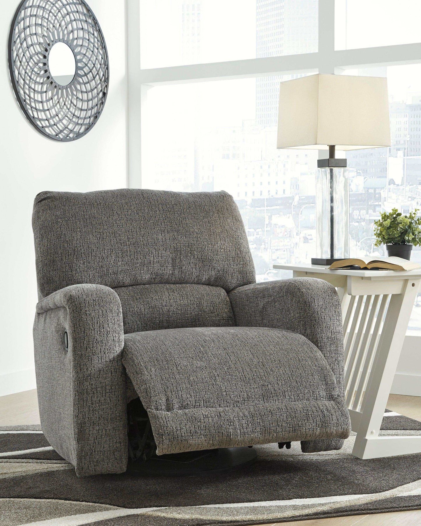 Wittlich Slate Swivel Glider Manual Recliner