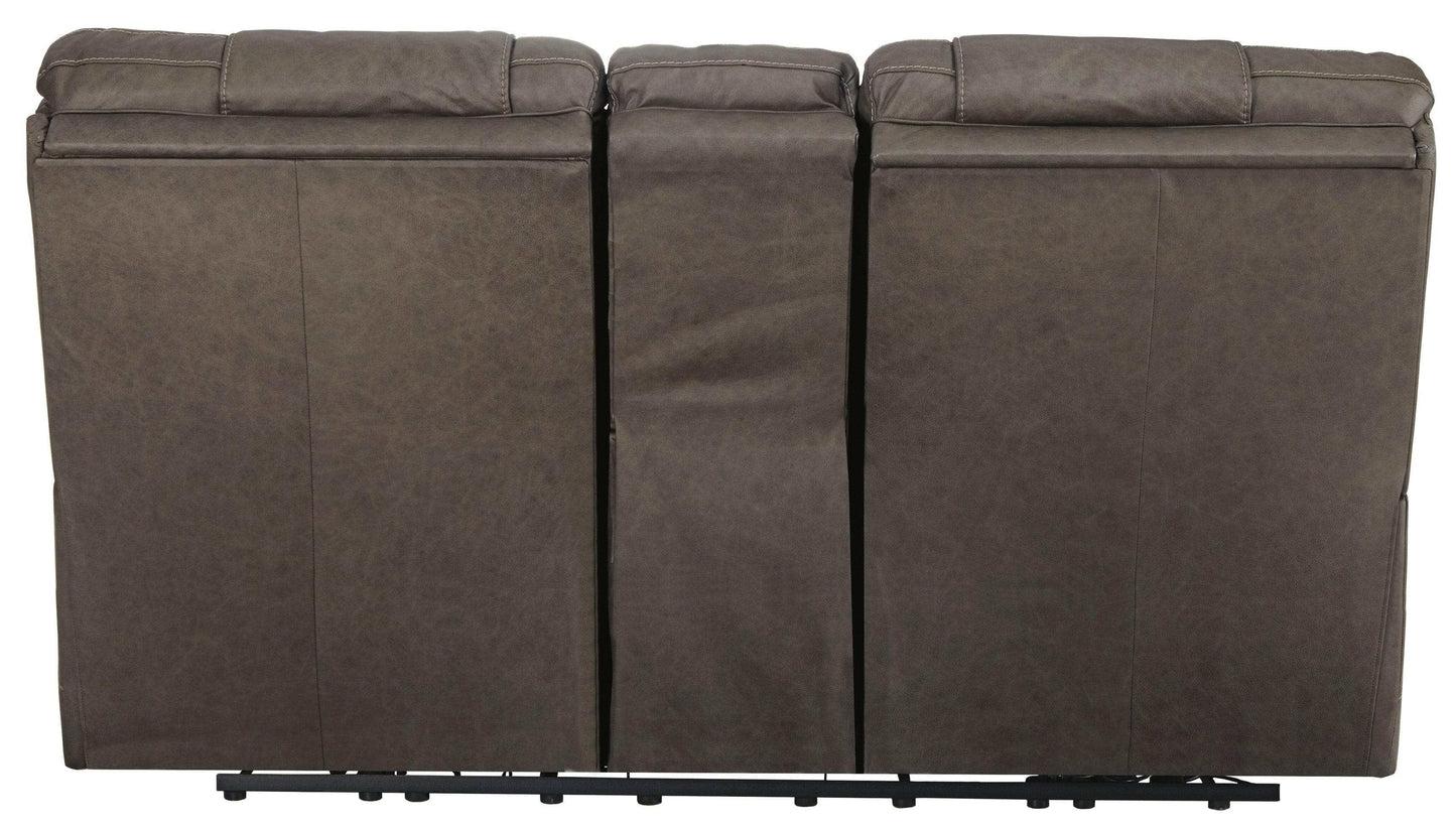 Wurstrow Power Reclining Loveseat w/ Console