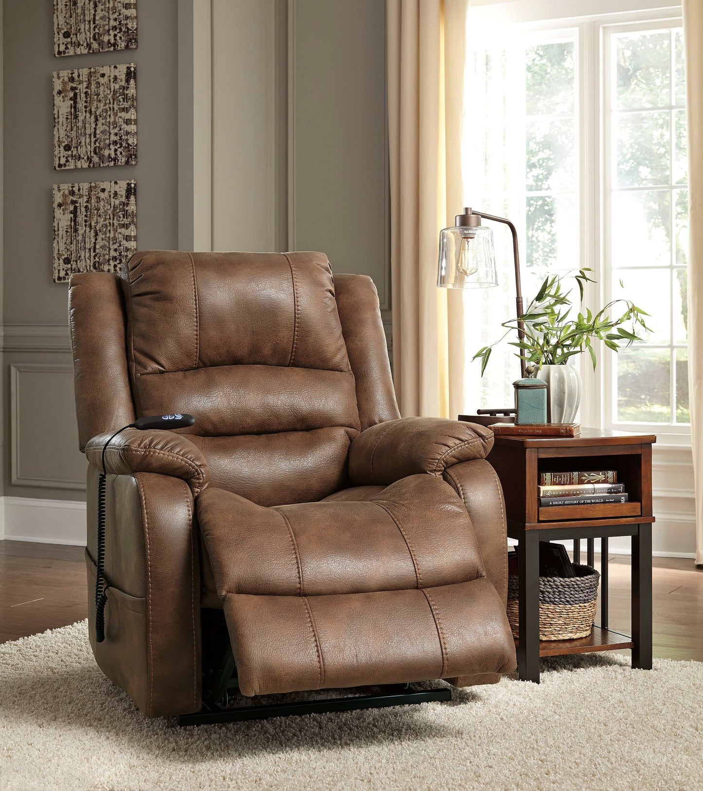 Yandel Saddle Power Lift Recliner